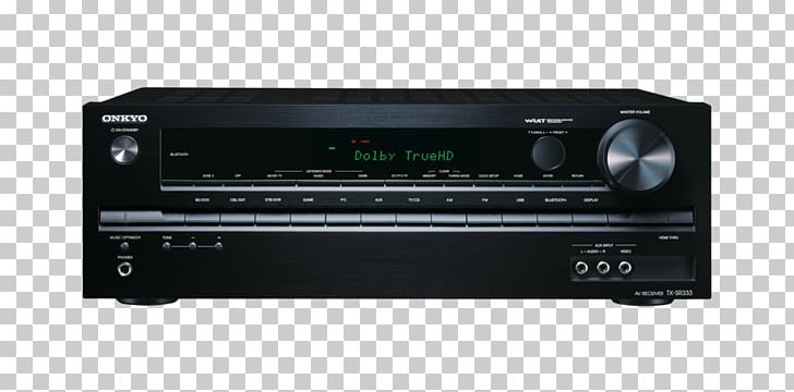 AV Receiver Home Theater Systems Onkyo TX-SR333 Onkyo TX SR333 PNG, Clipart, 51 Surround Sound, Amplifier, Audio, Audio Equipment, Electronic Device Free PNG Download
