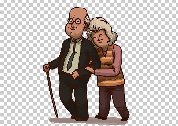 Old Age PNG, Clipart, Cartoon, Conversation, Couple, Encapsulated Postscript, Friendship Free PNG Download