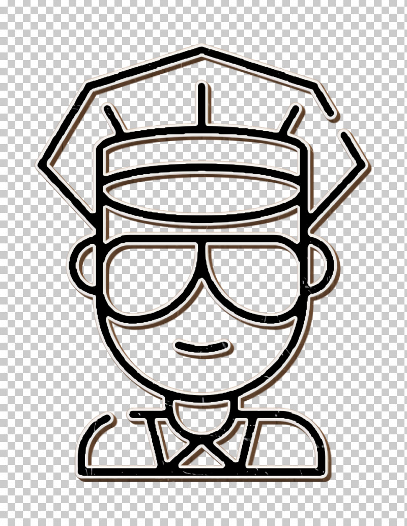 Law And Justice Icon Cop Icon PNG, Clipart, Blackandwhite, Cartoon, Coloring Book, Cop Icon, Eyewear Free PNG Download
