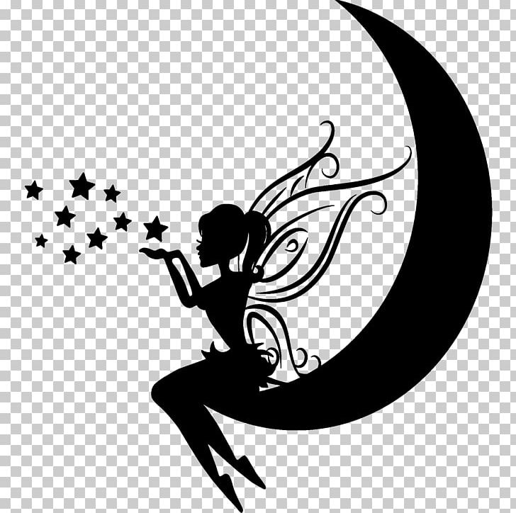 Sticker Art Fairy Tinker Bell Manó PNG, Clipart, Adhesive, Art, Artwork, Black And White, Computer Wallpaper Free PNG Download