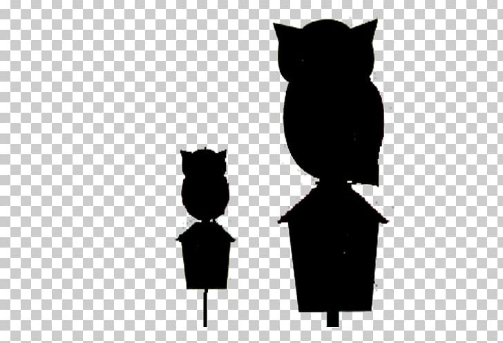 Owl Silhouette Cartoon PNG, Clipart, Animals, Background Black, Black, Black And White, Black Background Free PNG Download