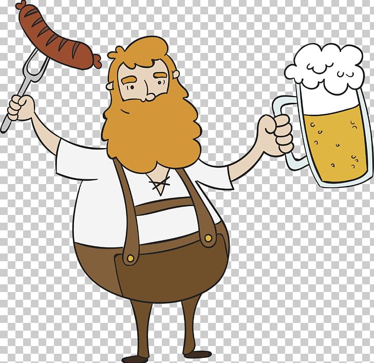Lager Beer Oktoberfest German Cuisine PNG, Clipart, Beer, Beer Festival, Cartoon, Drinking, Drinks Vector Free PNG Download