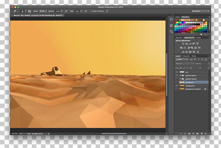 Colour Banding Gradient Skybox Desert PNG, Clipart, Bit, Brand, Color, Color Gradient, Colour Banding Free PNG Download
