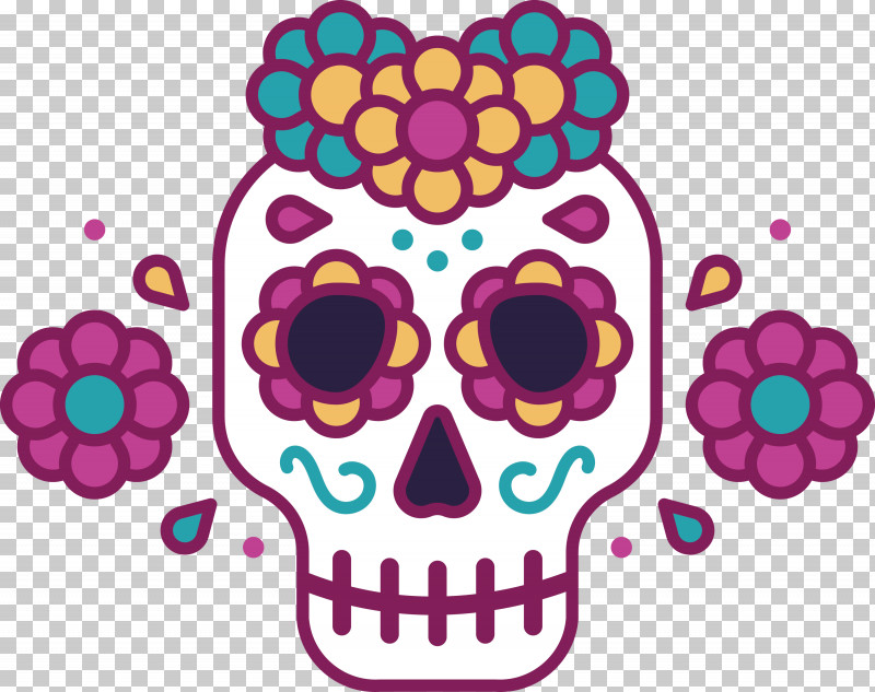 Mexican Elements PNG, Clipart, Day Of The Dead, Flat Design, Mexican Elements, Skull Clown Free PNG Download