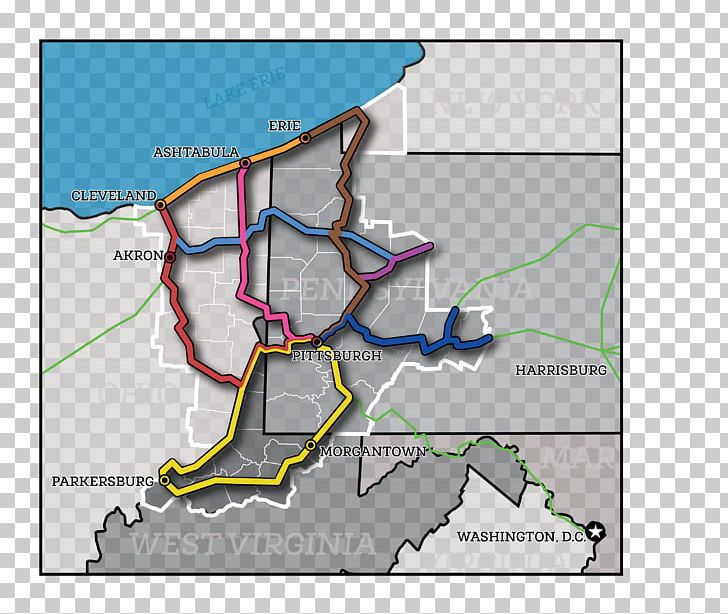 West Virginia Map Ohio Pennsylvania Environmental Council Trail PNG, Clipart, Area, City, Corridor, Diagram, Elevation Free PNG Download