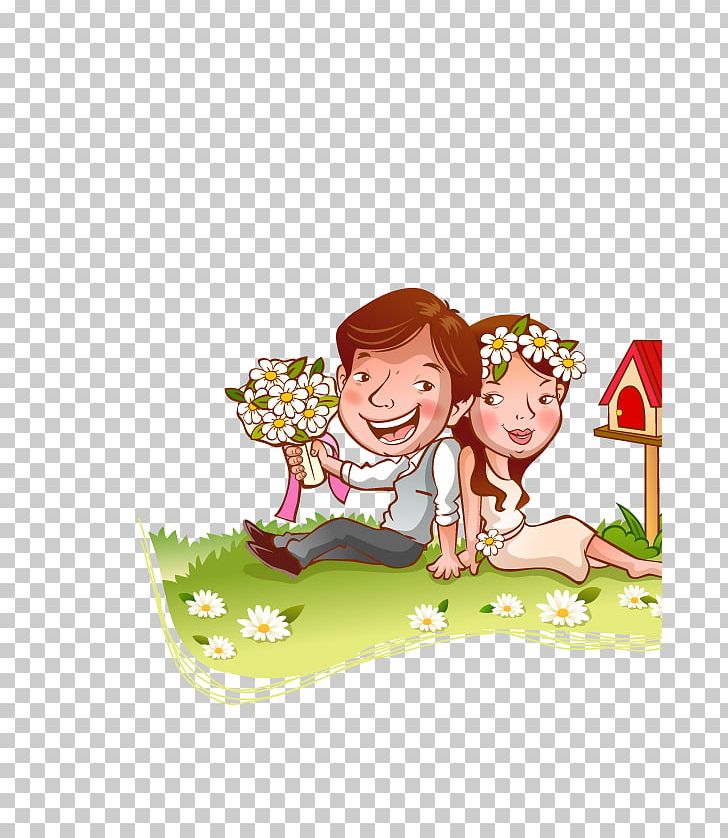 Cartoon Newlywed Marriage Illustration PNG, Clipart, Art, Balloon Cartoon, Boy Cartoon, Cartoon, Cartoon Character Free PNG Download