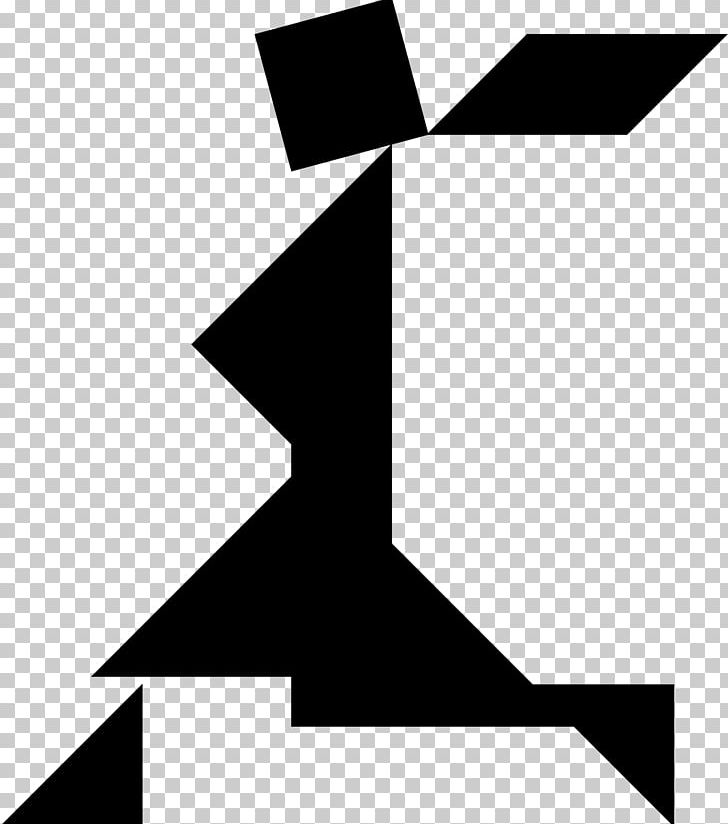 Tangram Puzzle Computer Icons PNG, Clipart, Angle, Black, Black And White, Brand, Computer Free PNG Download