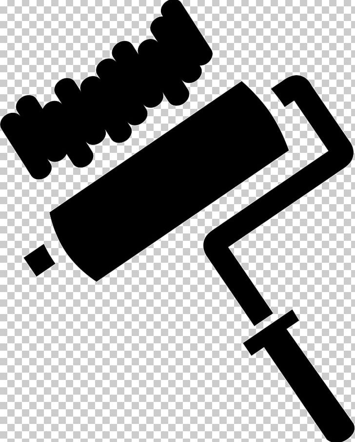 Paint Rollers Computer Icons Tool Painting PNG, Clipart, Angle, Architectural Engineering, Art, Black, Black And White Free PNG Download