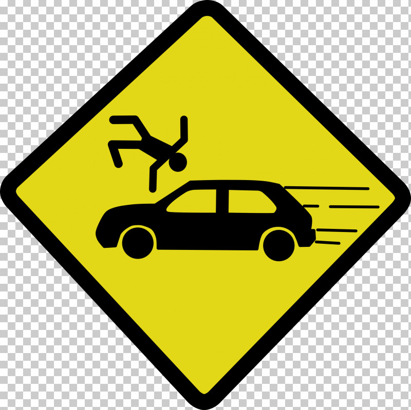Yellow Sign Signage Line Vehicle PNG, Clipart, Line, Sign, Signage, Symbol, Traffic Sign Free PNG Download