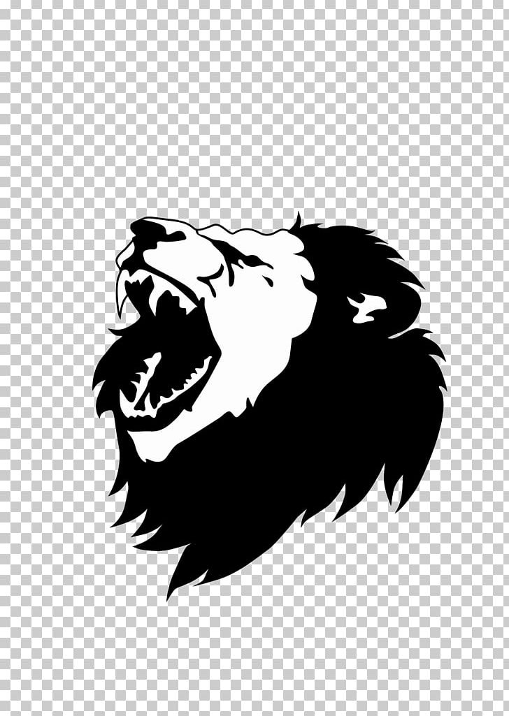 Lion's Roar Drawing PNG, Clipart, Animals, Art, Bear, Big Cats, Black Free PNG Download