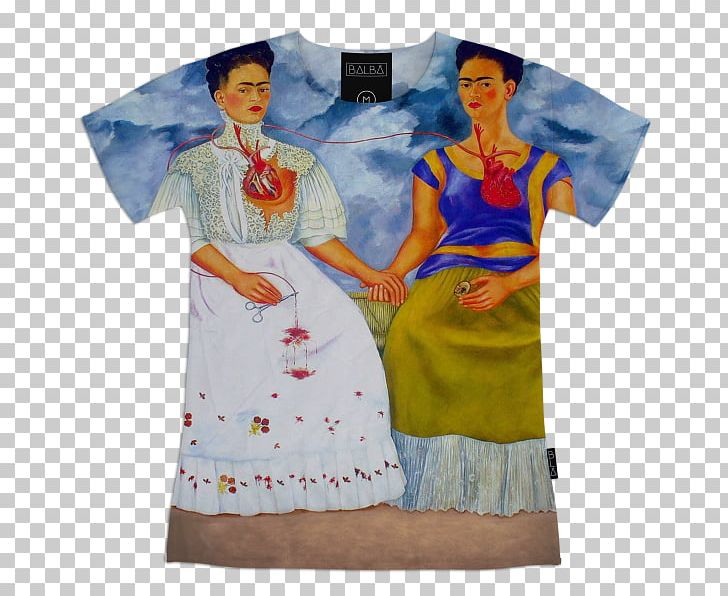 The Two Fridas Frida Kahlo Museum Frieda And Diego Rivera Self-Portrait With Thorn Necklace And Hummingbird Self-Portrait With Monkey PNG, Clipart, Art, Blouse, Clothing, Costume, Costume Design Free PNG Download