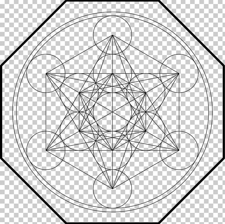 Metatron's Cube Sacred Geometry Overlapping Circles Grid PNG, Clipart,  Free PNG Download