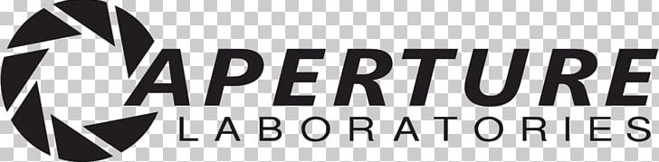 Portal 2 Aperture Laboratories Laboratory Science PNG, Clipart, Aperture, Aperture Laboratories, Aperture Science, Aperture Science Logo, Black And White Free PNG Download