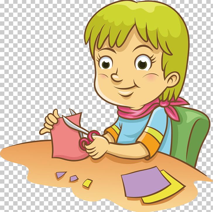 Cartoon Papercutting PNG, Clipart, Adobe Illustrator, Boy, Cartoon Characters, Child, Children Free PNG Download
