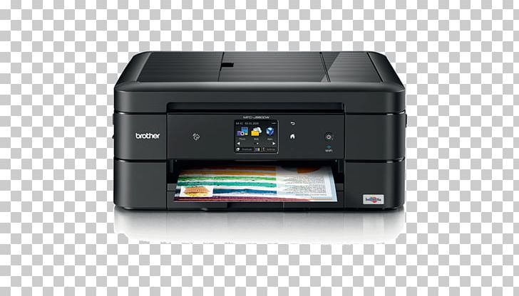 Paper Multi-function Printer Inkjet Printing Brother MFC-J880 PNG, Clipart, Brother Industries, Copying, Electronic Device, Electronics, Image Scanner Free PNG Download