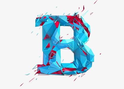 Letter B PNG, Clipart, B Clipart, Blue, Blue Letters, Creative, Creative Letters Free PNG Download
