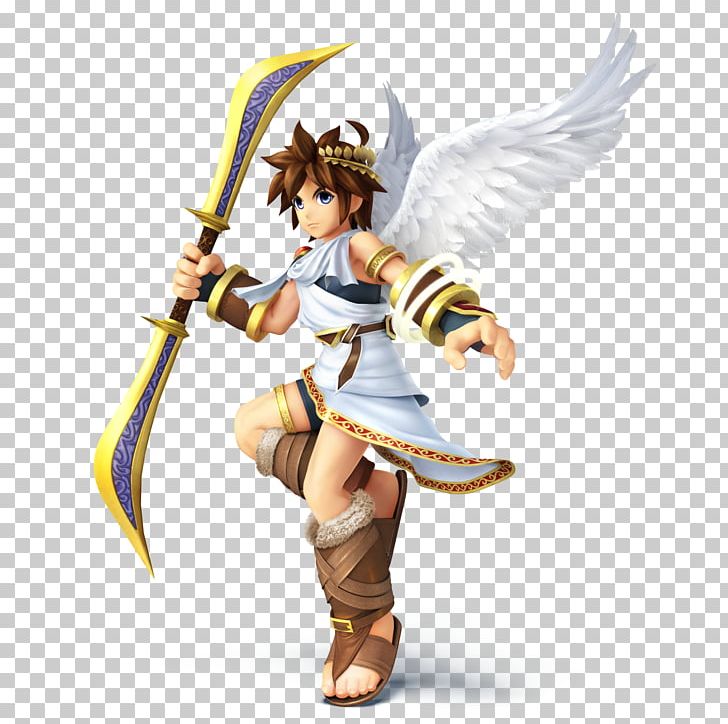 Super Smash Bros. For Nintendo 3DS And Wii U Super Smash Bros. Brawl Kid Icarus: Uprising PNG, Clipart, Angel, Cold Weapon, Costume, Fictional Character, Figurine Free PNG Download