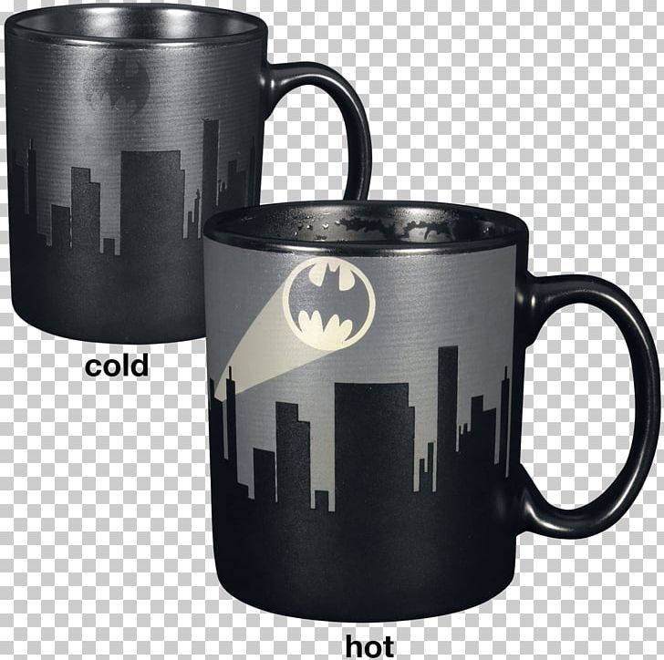 Batman Mug Merchandising T-shirt The Dark Knight Returns PNG, Clipart, Batman, Batman Black And White, Black, Change, Coffee Cup Free PNG Download