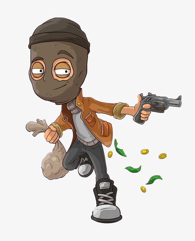 Cartoon Robbers PNG, Clipart, Armed, Armed Robber, Cartoon Clipart, Free, Masked Free PNG Download