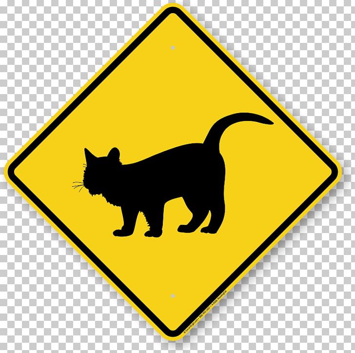 Traffic Sign Road Warning Sign PNG, Clipart, Black, Cat, Intersection, Level Crossing, Road Free PNG Download