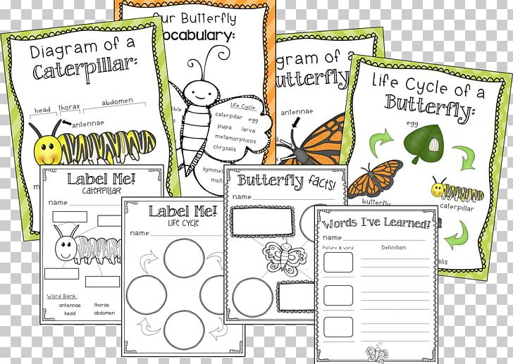 Butterfly First Grade Insect School Literacy PNG, Clipart, Area, Butterfly, Cartoon, Classroom, Diagram Free PNG Download