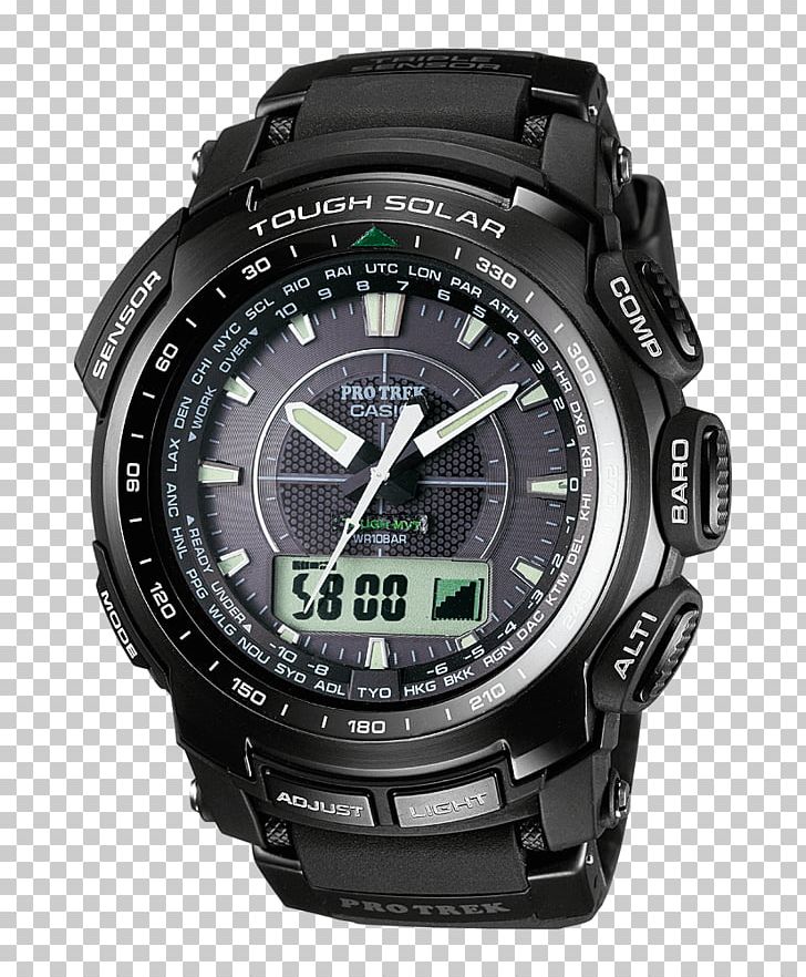 Pro Trek Casio Watch G-Shock Clock PNG, Clipart, Accessories, Brand, Buckle, Casio, Casio Wave Ceptor Free PNG Download