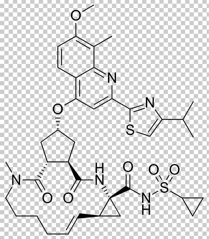 Simeprevir Pharmaceutical Drug Paritaprevir Hepatitis C Virus PNG, Clipart, Angle, Antiparasitic, Area, Black And White, Carfilzomib Free PNG Download