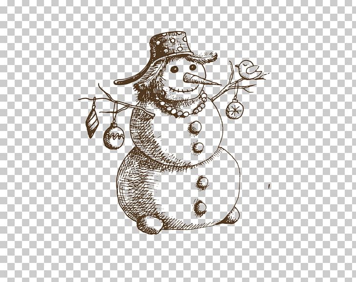 Snowman Christmas Drawing Illustration PNG, Clipart, Adobe Illustrator, Art, Christmas, Drawing, Drawn Vector Free PNG Download