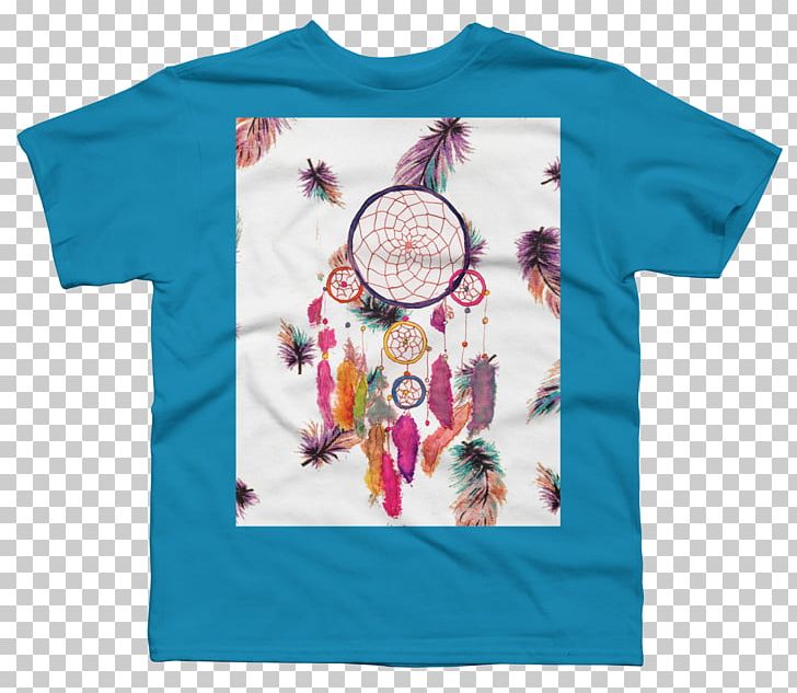 T-shirt Scarf Watercolor Painting Hoodie Dreamcatcher PNG, Clipart, Art, Blue, Brand, Clothing, Dreamcatcher Free PNG Download