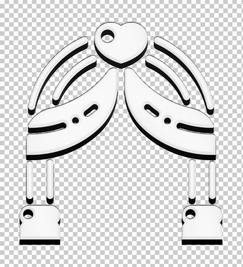 Wedding Arch Icon Birthday And Party Icon Wedding Icon PNG, Clipart, Birthday And Party Icon, Blackandwhite, Line Art, Metal, Wedding Arch Icon Free PNG Download