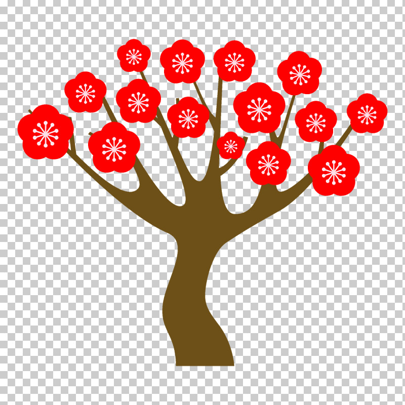 Plum Tree Plum Winter Flower PNG, Clipart, Branch, Cut Flowers, Flower, Heart, Plant Free PNG Download