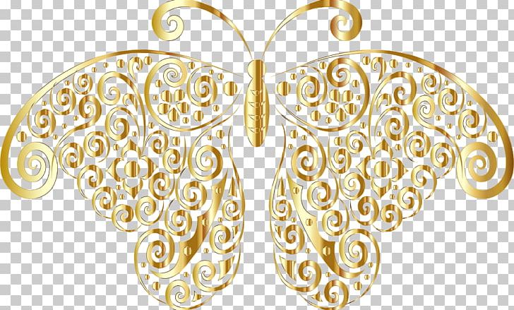 Butterfly Desktop Gold PNG, Clipart, Body Jewelry, Butterflies And Moths, Butterfly, Clip Art, Computer Icons Free PNG Download