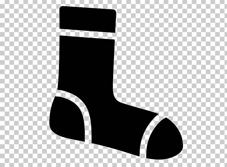 Sock Computer Icons Clothing Shoe PNG, Clipart, Accessories, Ankle, Black, Black And White, Boot Free PNG Download