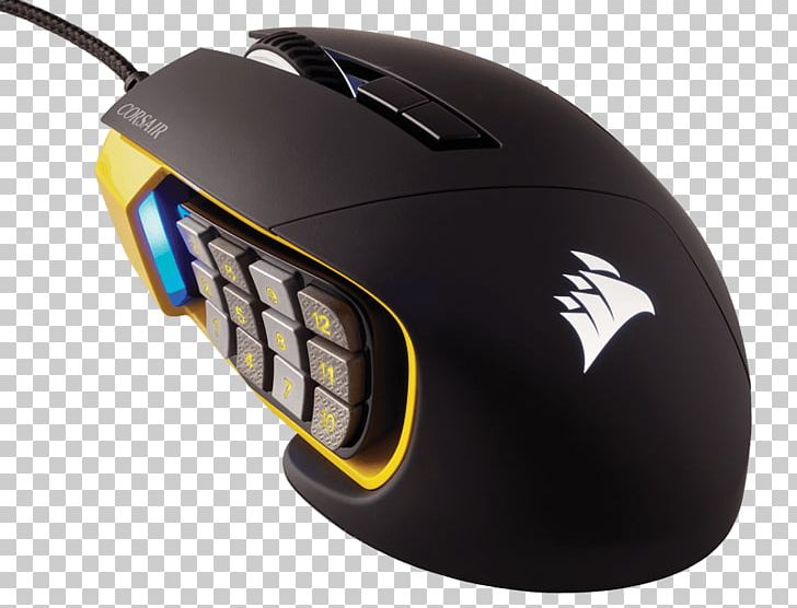 Computer Mouse Corsair Gaming Scimitar RGB Optical MOBA/MMO Mouse PNG, Clipart, Button, Computer Component, Computer Mouse, Corsair, Corsair Components Free PNG Download