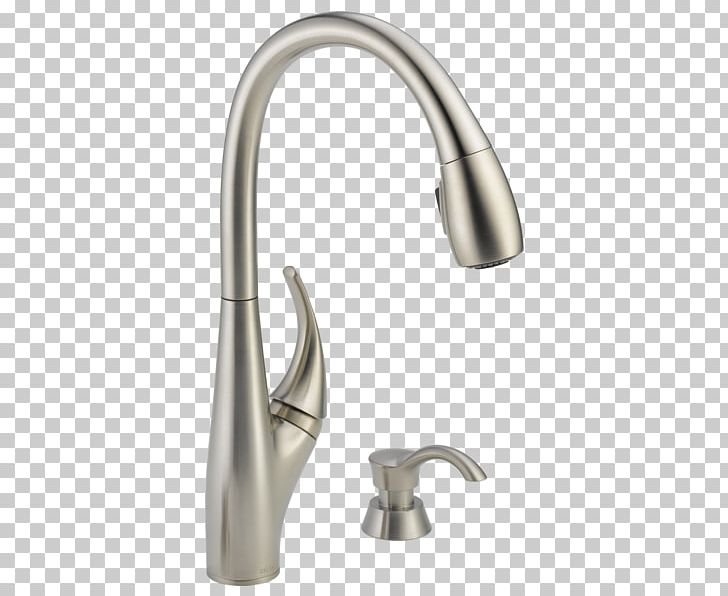 Tap Sink Stainless Steel Kitchen Soap Dispenser PNG, Clipart, Angle, Bathroom, Bathtub, Bathtub Accessory, Delta Faucet Company Free PNG Download