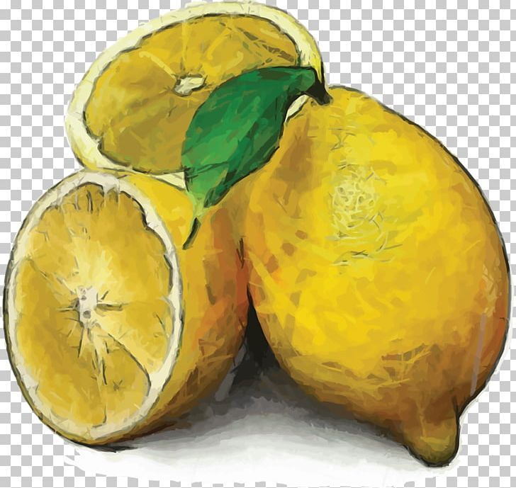 Lemon Watercolor Painting Still Life PNG, Clipart, Citric Acid, Citron, Citrus, Citrus Junos, Food Free PNG Download