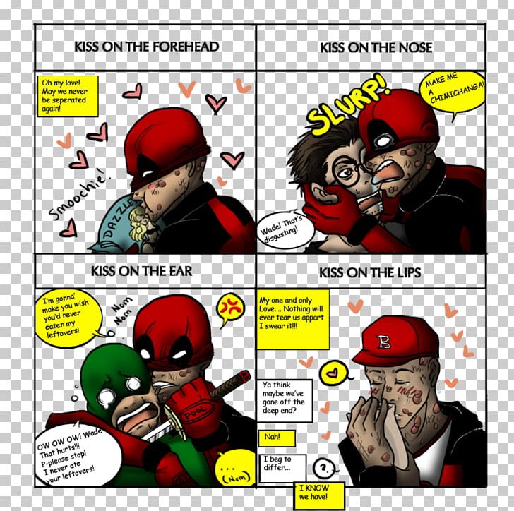 Deadpool Spider-Man Comics Character Kiss PNG, Clipart, Cartoon, Character, Comics, Deadpool, Deviantart Free PNG Download