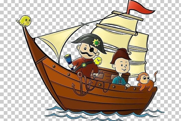 Cartoon Piracy Illustration PNG, Clipart, Boat, Caravel, Comics, Corsari, Download Free PNG Download