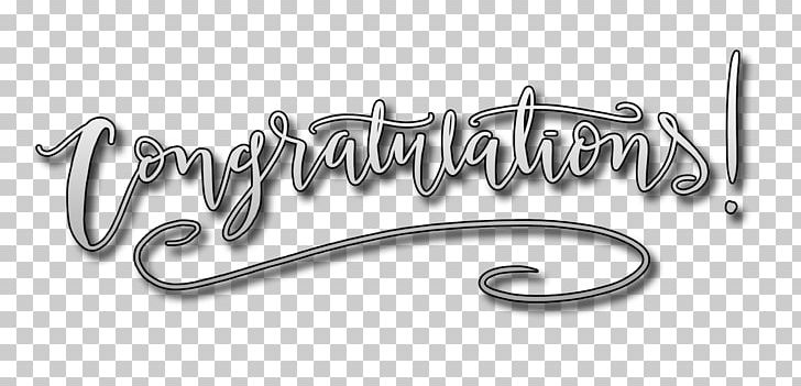 Congratulations Black And White PNG, Clipart, Black And White, Body Jewelry, Brand, Congratulations, Desktop Wallpaper Free PNG Download