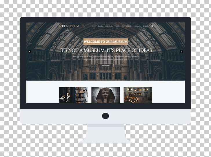 Responsive Web Design Museum WordPress Web Template PNG, Clipart, Art, Art Museum, Blog, Brand, Display Advertising Free PNG Download