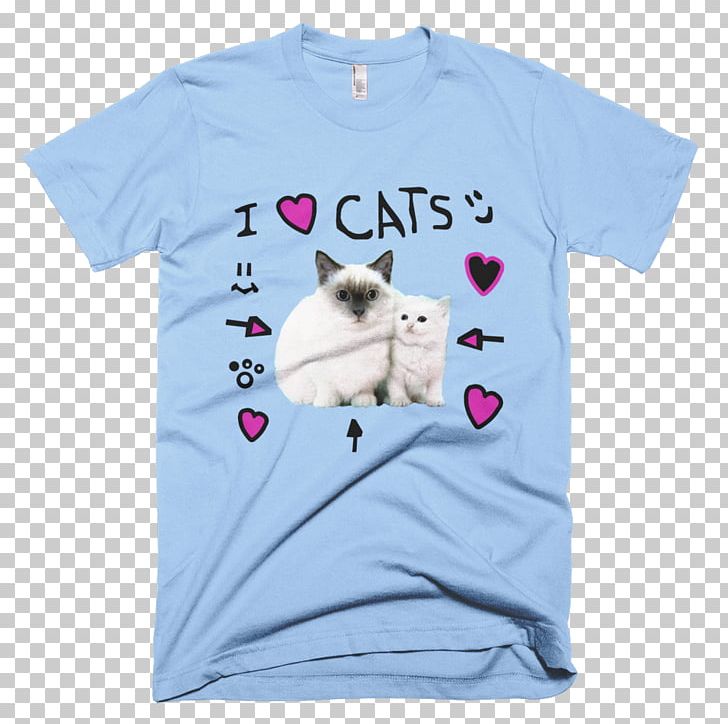 T Shirt Cat Clothing Kitten Png Clipart Active Shirt Blue - t shirt roblox clothing cat png 500x500px tshirt active