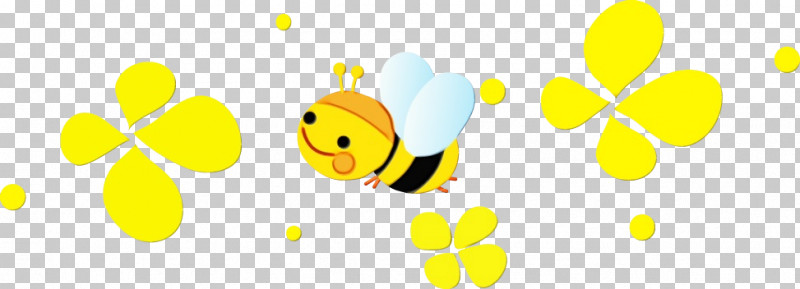Honey Bee Insect Smiley Yellow Bees PNG, Clipart, Bees, Computer, Fruit, Happiness, Honey Bee Free PNG Download