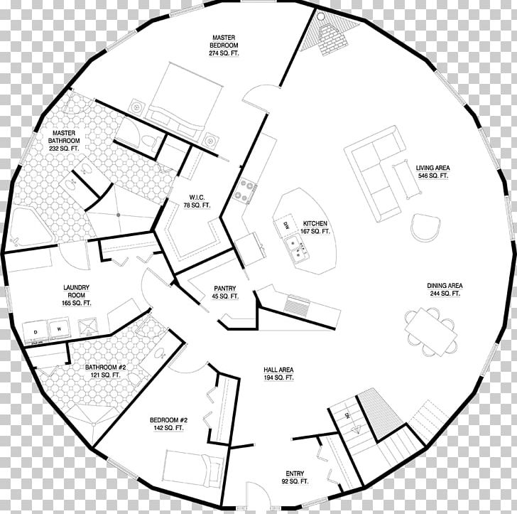 House Plan Floor Plan Interior Design Services PNG, Clipart, Angle, Area, Bedroom, Black And White, Building Free PNG Download