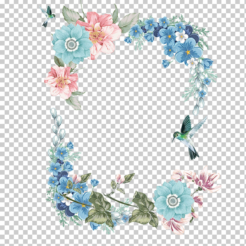 Picture Frame PNG, Clipart, Aqua, Flower, Morning Glory, Picture Frame, Plant Free PNG Download