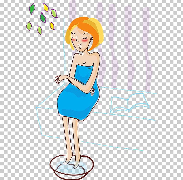 Foot Bathing Bathtub Pedicure Podalgia PNG, Clipart, Arm, Art, Beauty, Cartoon, Clothing Free PNG Download