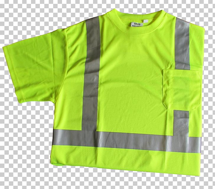 T-shirt High-visibility Clothing Sleeve Outerwear PNG, Clipart, Active Shirt, Class, Clothing, Employment, Green Free PNG Download