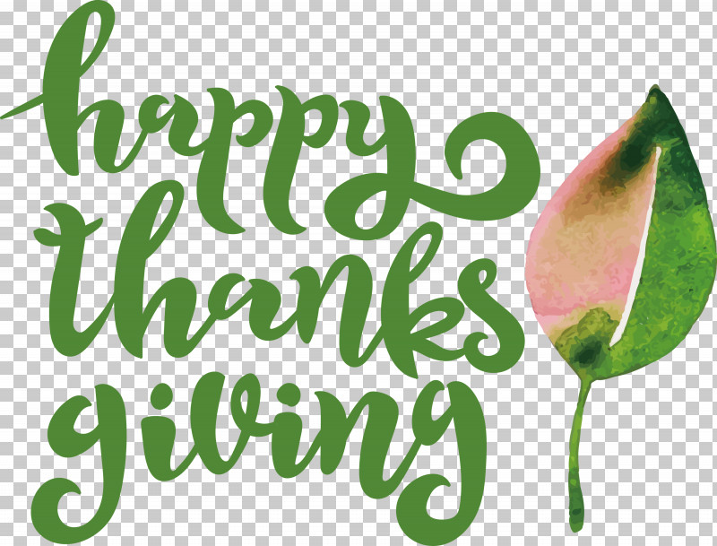 Happy Thanksgiving PNG, Clipart, Biology, Fruit, Happy Thanksgiving, Leaf, Logo Free PNG Download