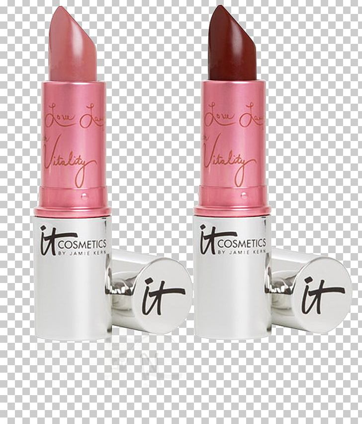IT Cosmetics Vitality Lip Flush 4-in-1 Reviver Lipstick Stain Lip Balm Lip Gloss PNG, Clipart, Antiaging Cream, Avon Products, Concealer, Cosmetics, Covergirl Free PNG Download