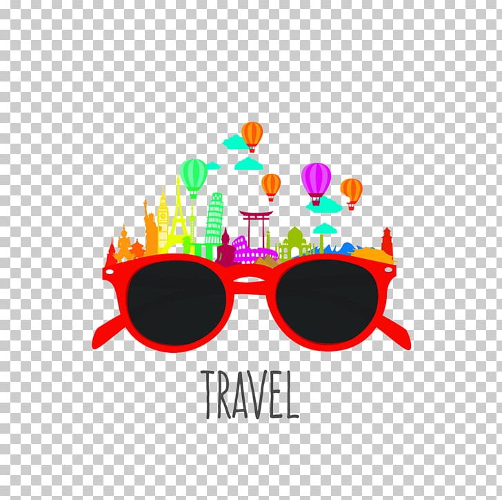 Siem Reap Tourism Travel Illustration PNG, Clipart, Air, Balloon, Blue Sunglasses, Brand, Building Free PNG Download