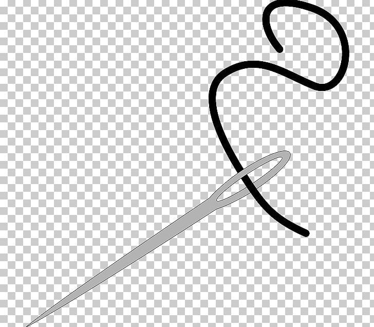 Hand-Sewing Needles Thread Stitch PNG, Clipart, Black And White, Browse ...